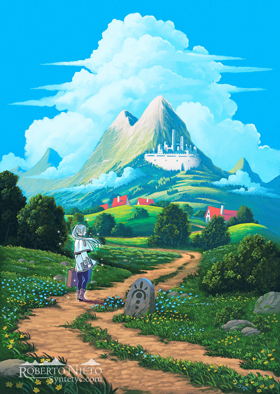 Frieren poster print and merch